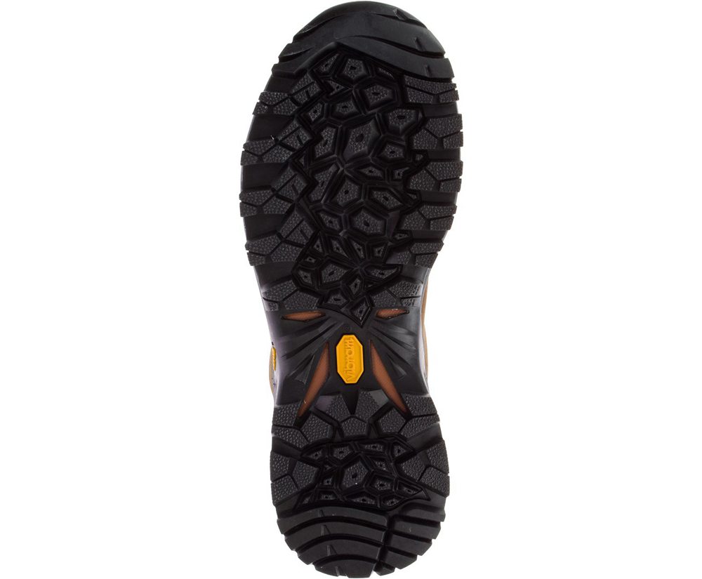 Kozaki Merrell Męskie Brązowe - Phaserbound 2 Tall Waterproof - 048619-OBL